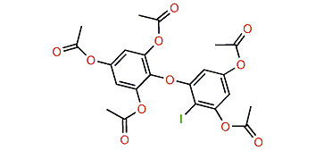 2'-Iododiphlorethol pentaacetate